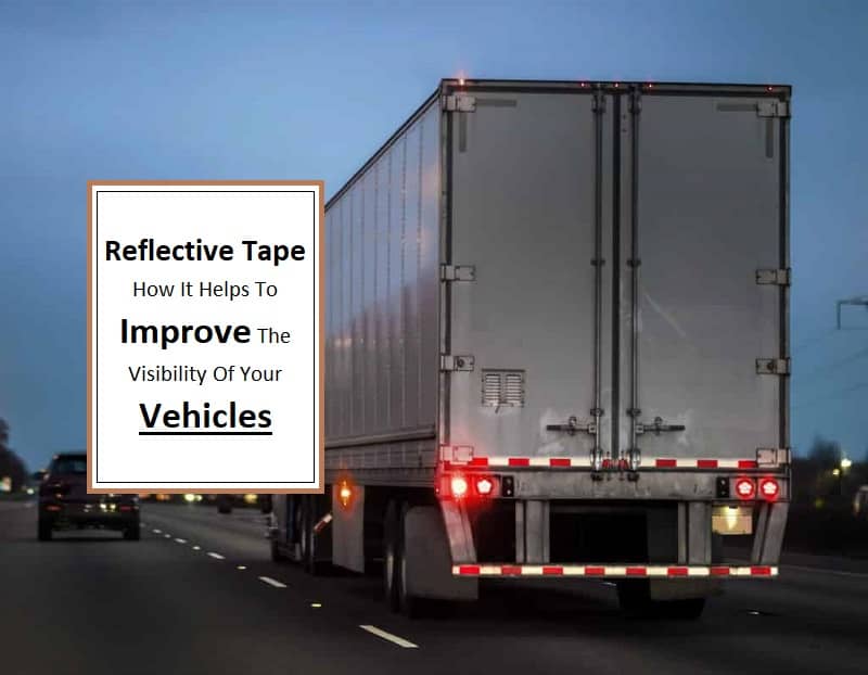 reflective tape on vehicles